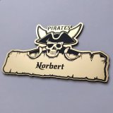 Kalóz gyerek névtábla