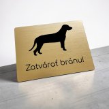 Vigyázz a kutya tábla Farbiar