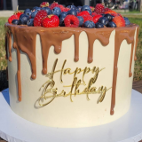 Tortabeszúró – Happy Birthday arany
