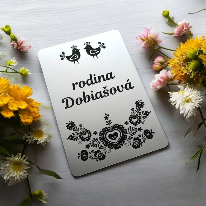 Folk névtábla magas