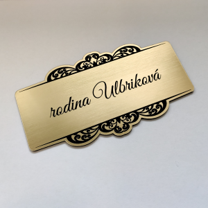 Deluxe névtábla