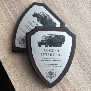 Pajzs alakú plakett OSSR