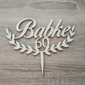 Tortabeszúró – babérkoszorú névvel és számmal