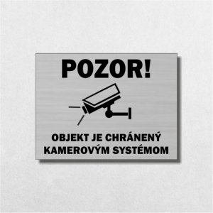 Tábla Vigyázz kamerarendszer 2