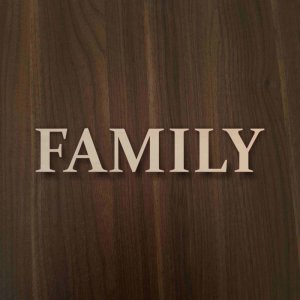 3D felirat FAMILY