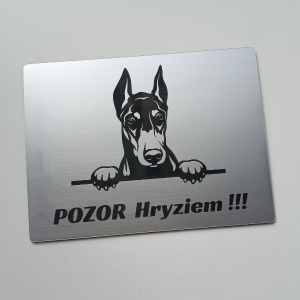 Harapós kutya tábla Dobermann 3